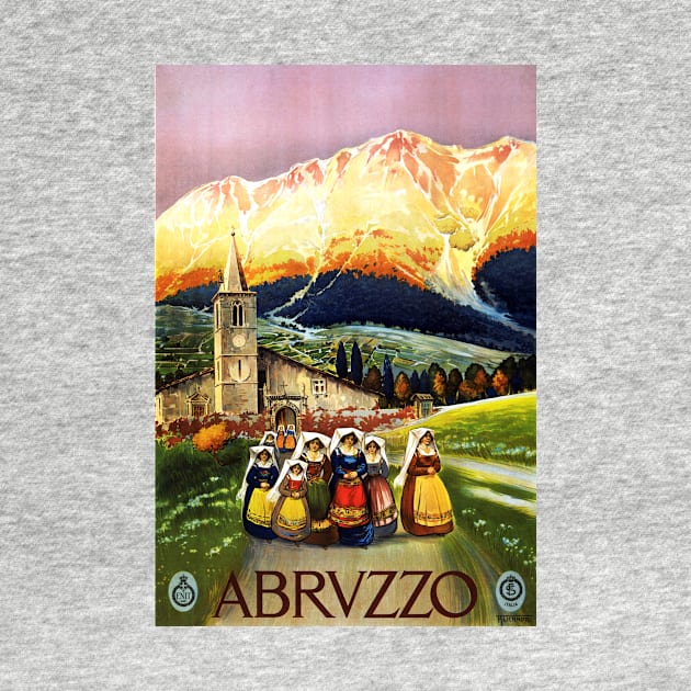 Abruzzo, travel poster for ENIT, ca. 1920 by Donkeh23